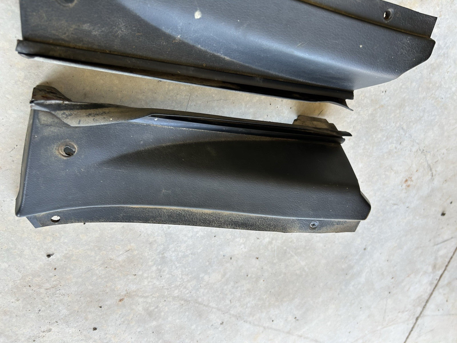 92-94 Nissan 240sx S13 Convertible OEM B Pillar Side Panel Trim PAIR L&R