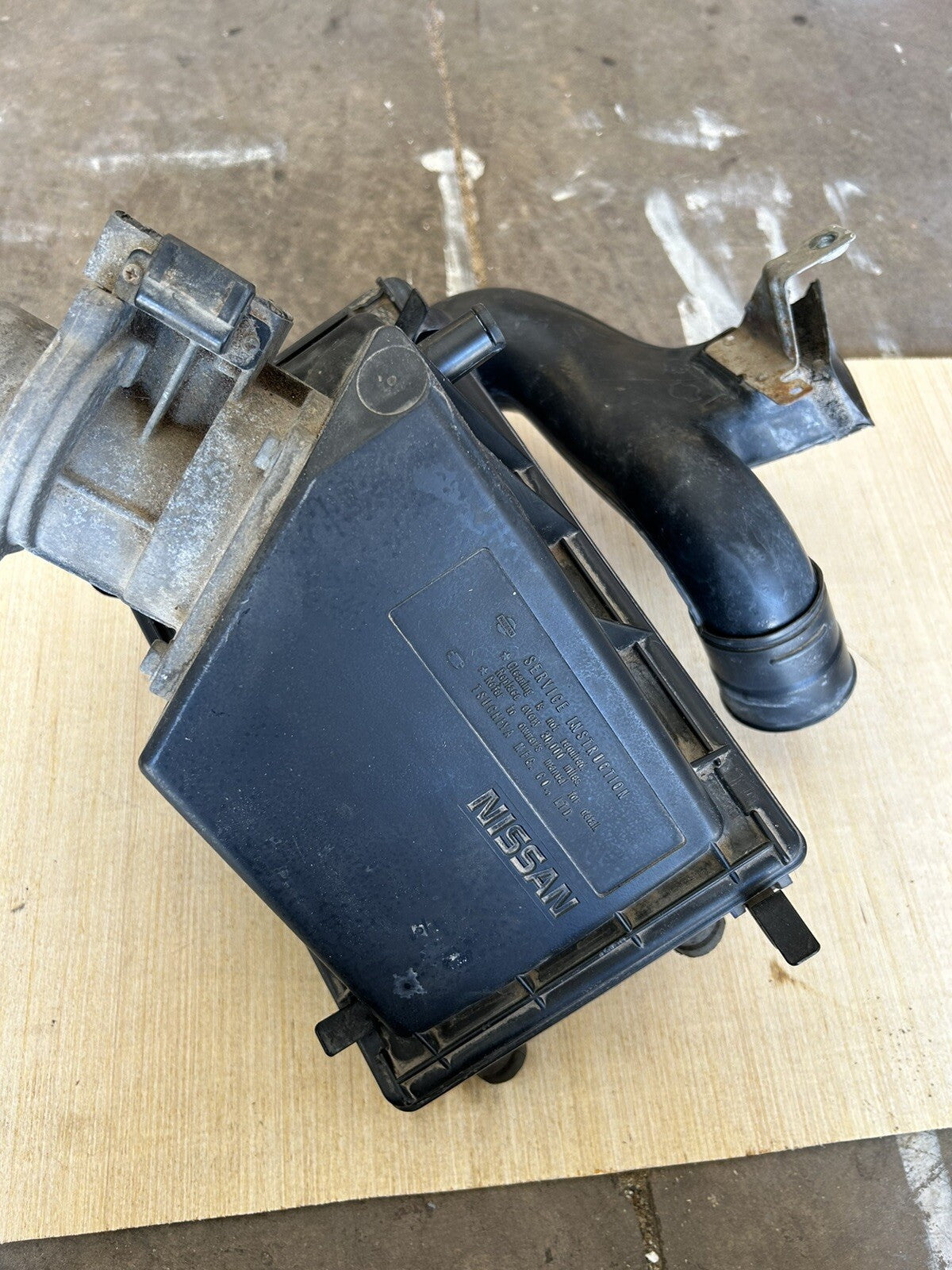 89-94 OEM S13 Nissan 240sx Ka24de Air Box Intake Filter Housing W/ MAF