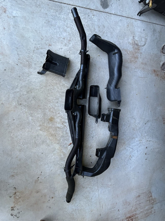 Used OEM 89-94 Nissan 240SX S13 HVAC Under Dash Duct Vent Set AC Heat