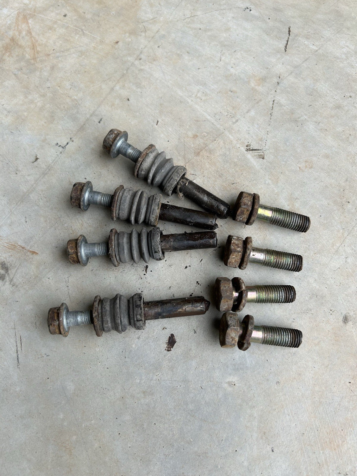 89-94 Nissan 240SX S13 Rear Brake Caliper Hardware Bolts OEM