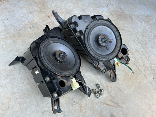 90-96 Nissan 300zx Z32 2+0 OEM  Rear Bose Speaker Housing Boxes PAIR L/R - RARE