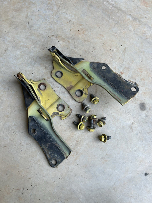 1990-1996 Nissan 300ZX Z32 Hood Hinge Set Pair Left and Right Side OEM /BOLTS