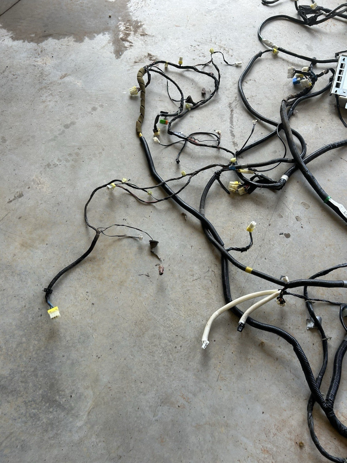 1990 NISSAN Z32 300ZX 2+0 COUPE A/T UNDER DASH WIRE WIRING HARNESS OEM