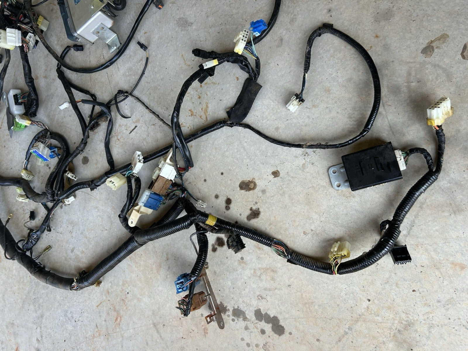 1990 NISSAN Z32 300ZX 2+0 COUPE A/T UNDER DASH WIRE WIRING HARNESS OEM
