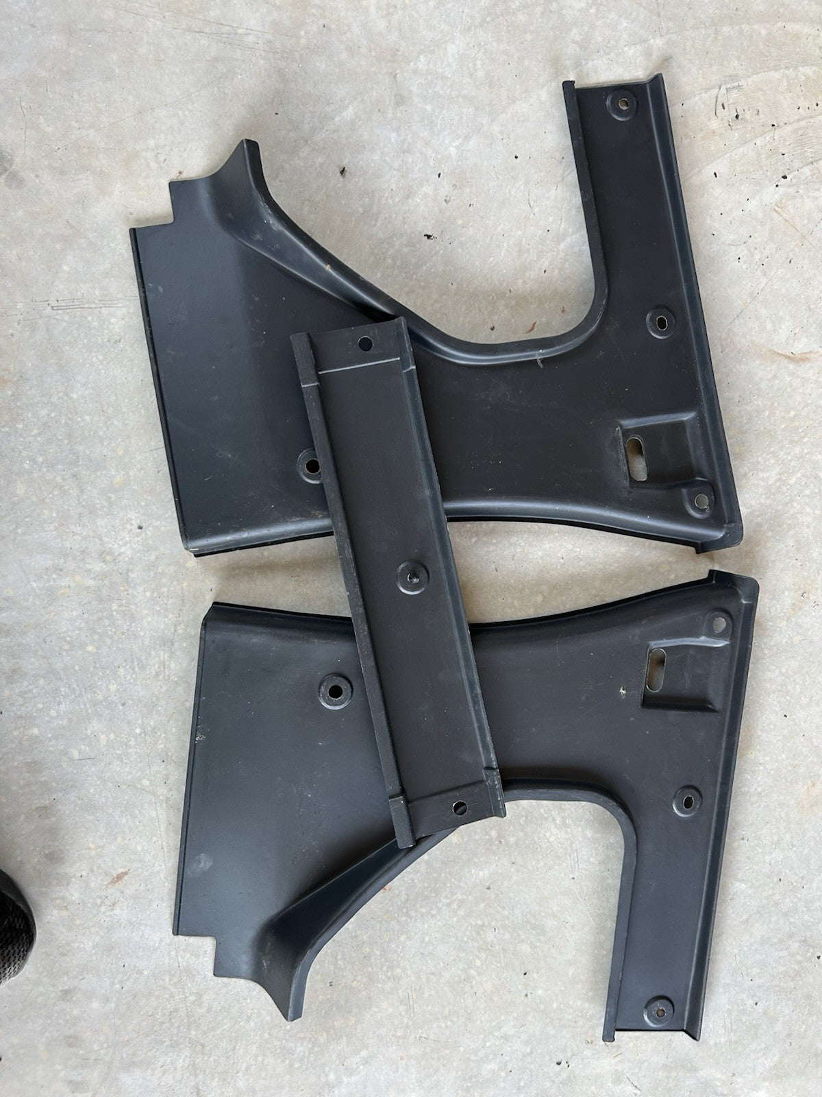 89-94 Nissan 240sx Coupe Right Trunk Opening Trim S13 Rear Seat Plastic Cover