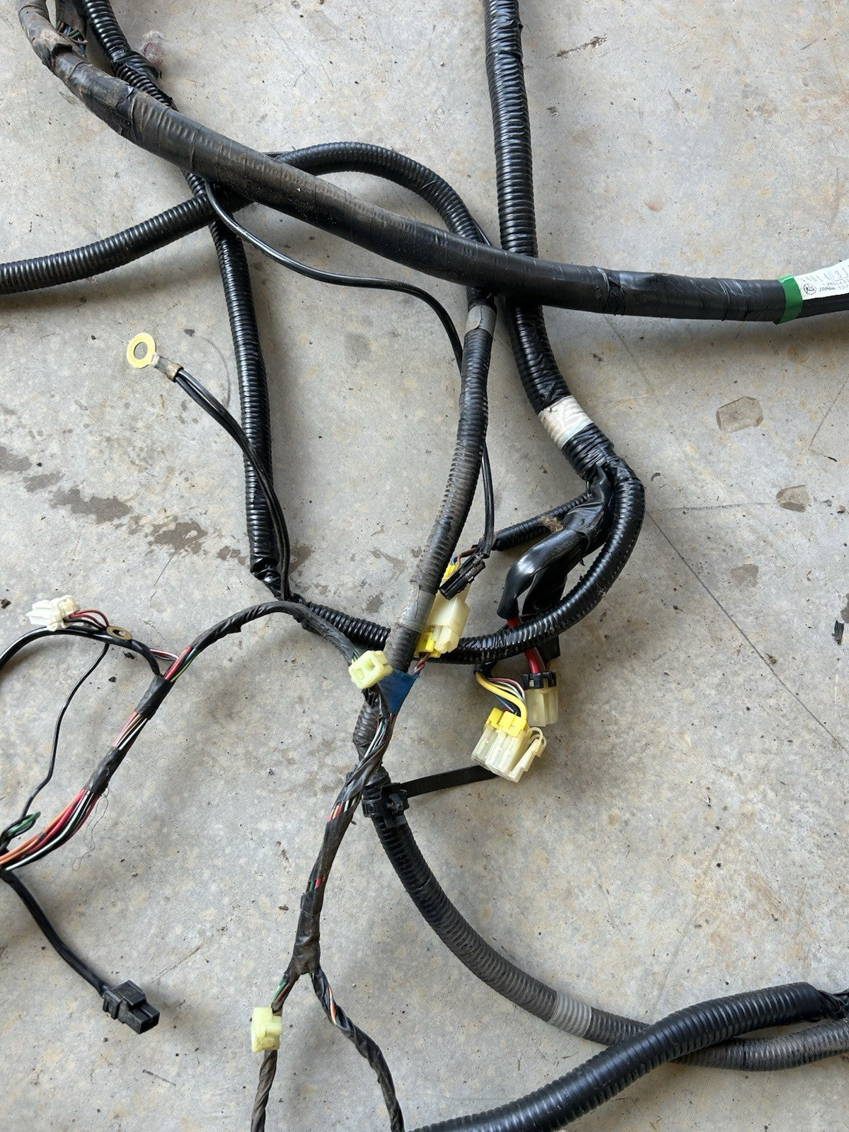 1990 NISSAN Z32 300ZX 2+0 COUPE A/T UNDER DASH WIRE WIRING HARNESS OEM