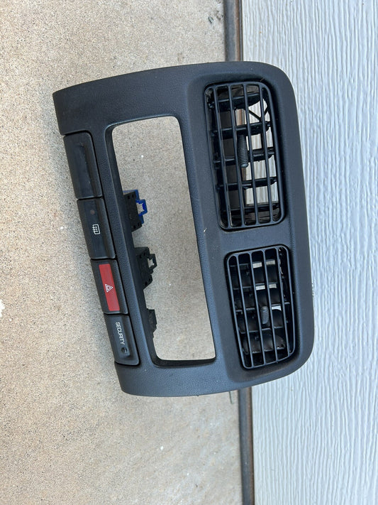 S14 Nissan 1995-1998 S14 AC Bezel (Cracked)  With Hazard Switch Zenki kouki