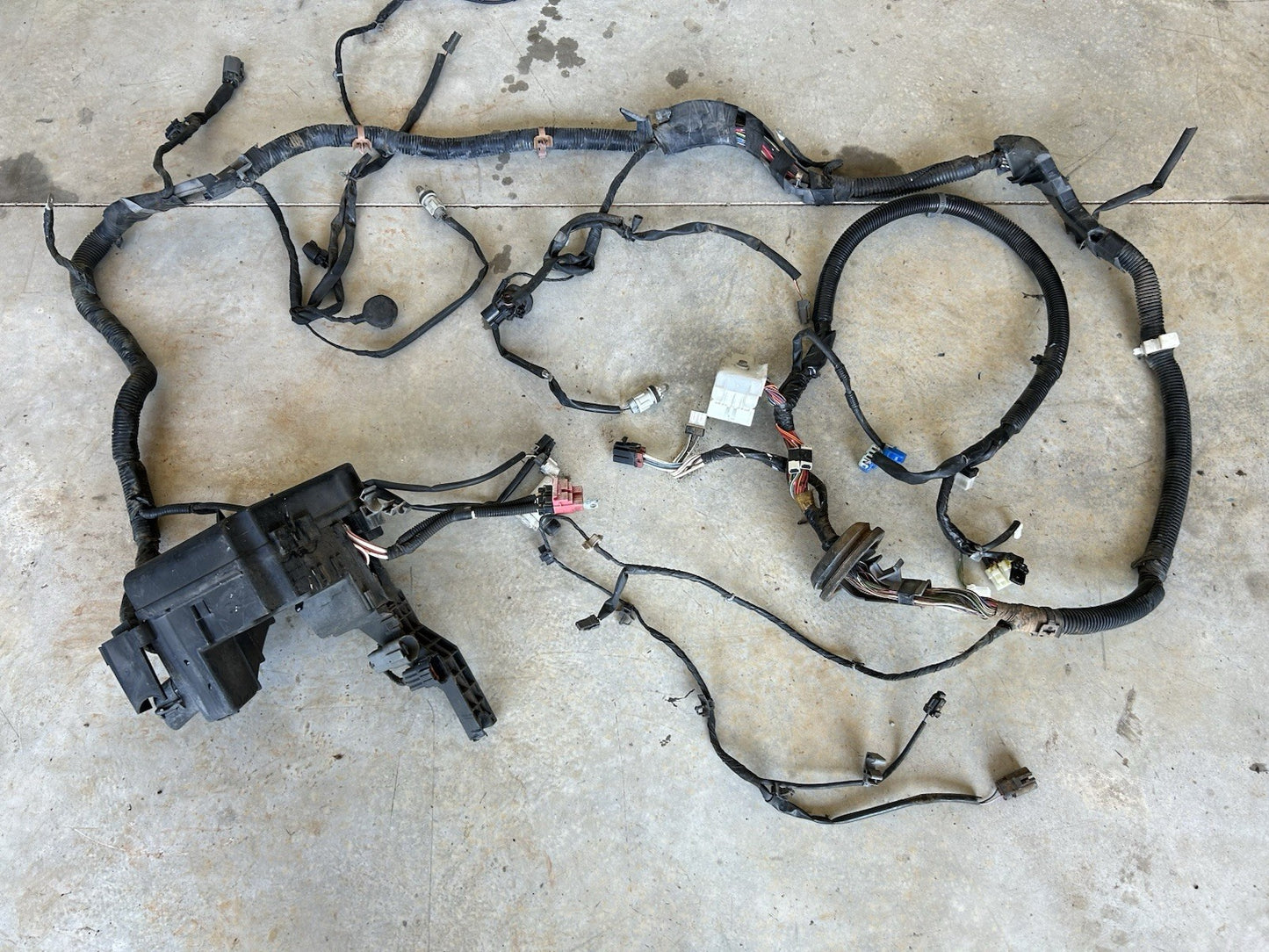 95-96 Zenki Nissan 240SX S14 OEM Engine Bay Front Chassis Wire Harness Fuse M/T