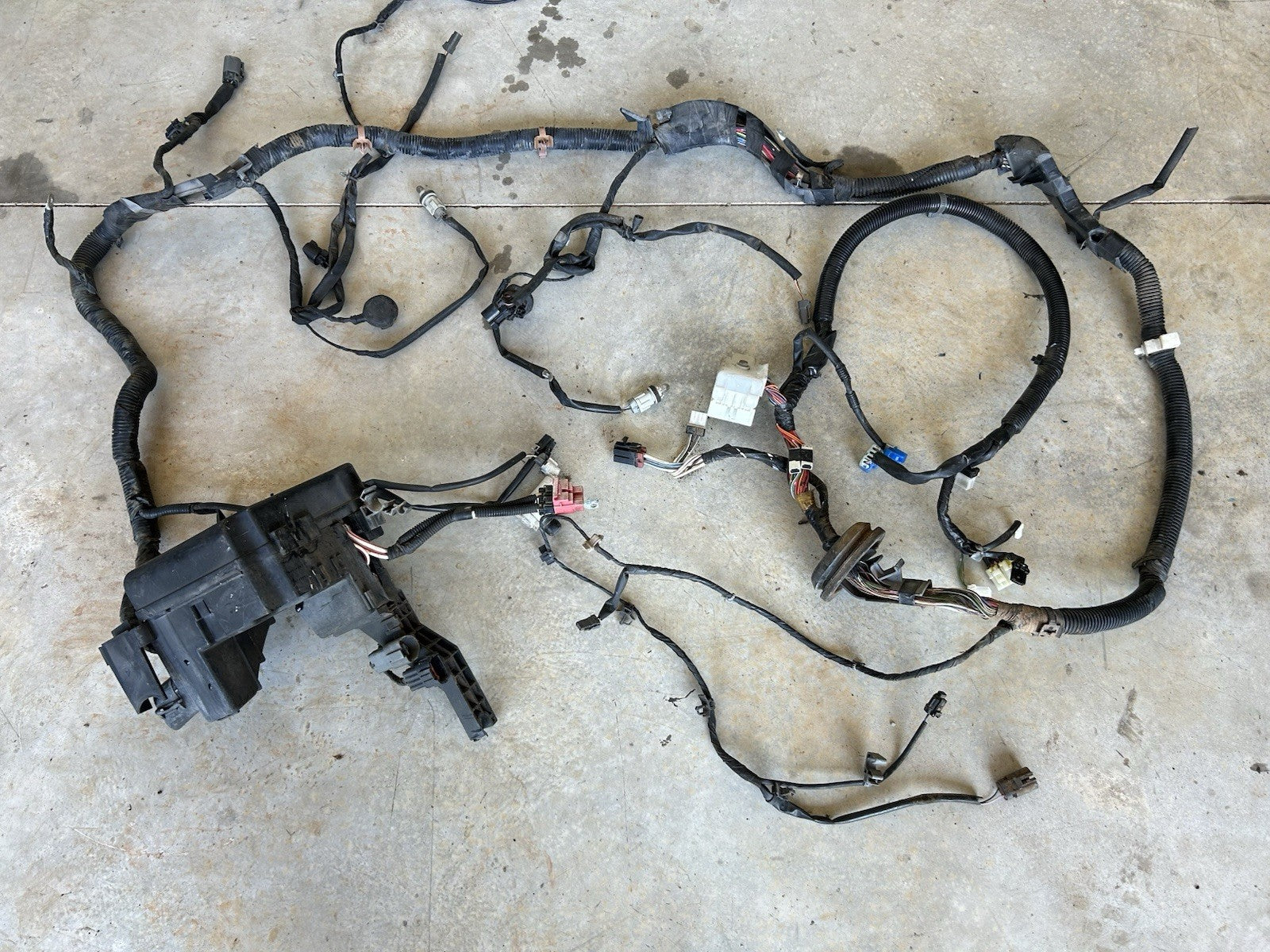 95-96 Zenki Nissan 240SX S14 OEM Engine Bay Front Chassis Wire Harness Fuse M/T