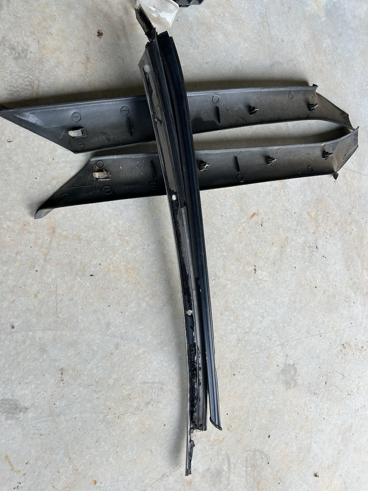 92-94 Nissan 240sx S13 Convertible OEM LH Left Driver Side A Pillar Trim Panel