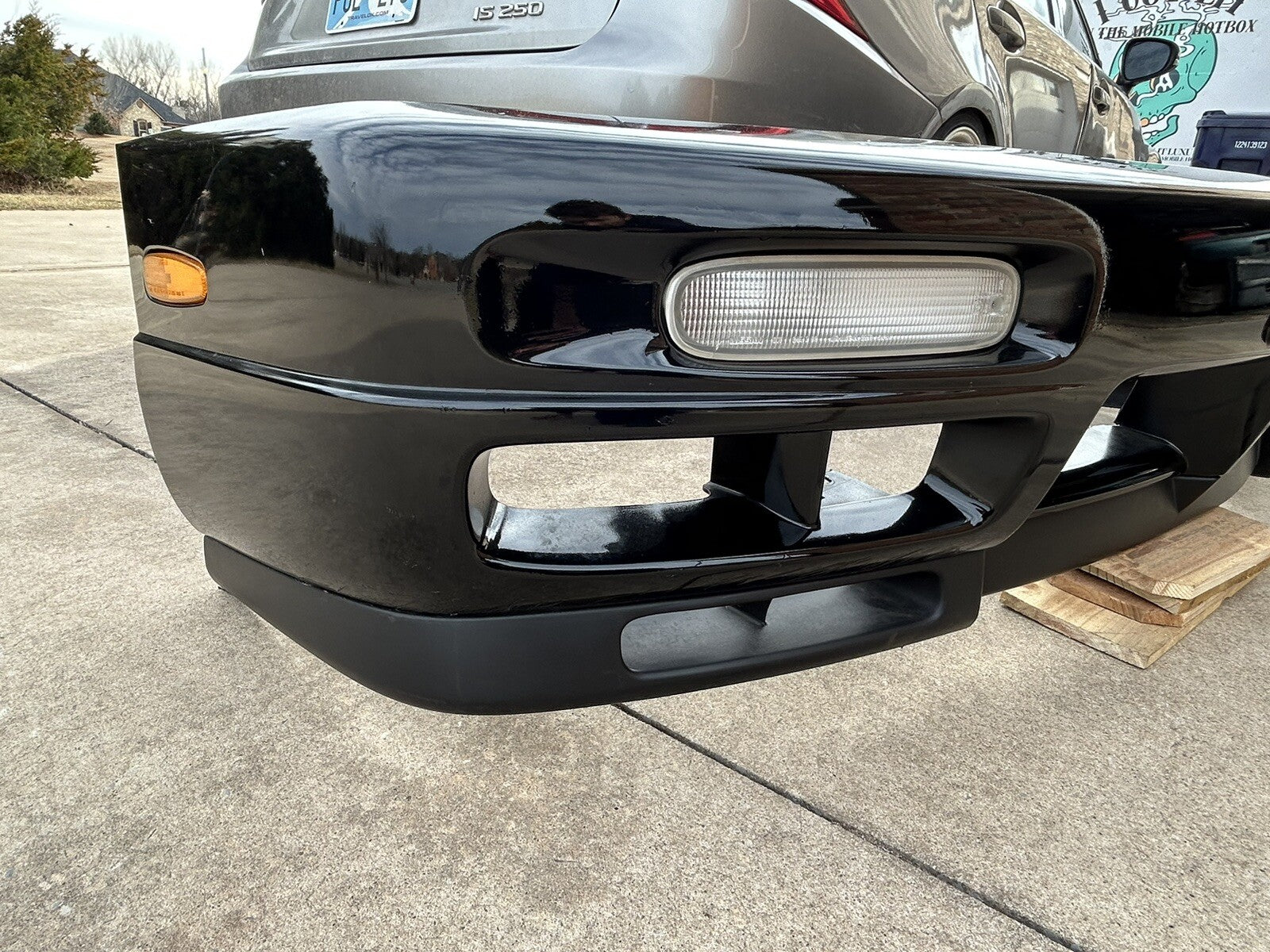 1995-1998 Nissan 240SX S14 OEM Front KOUKI Bumper w/ LIP W/ Lights USDM