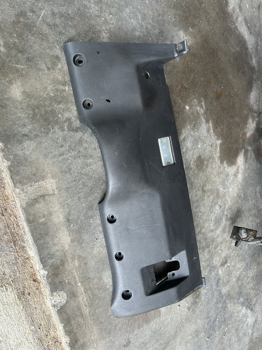 89-94 Nissan 240sx S13 Lower Dash Cover Knee Panel black LHD OEM Used