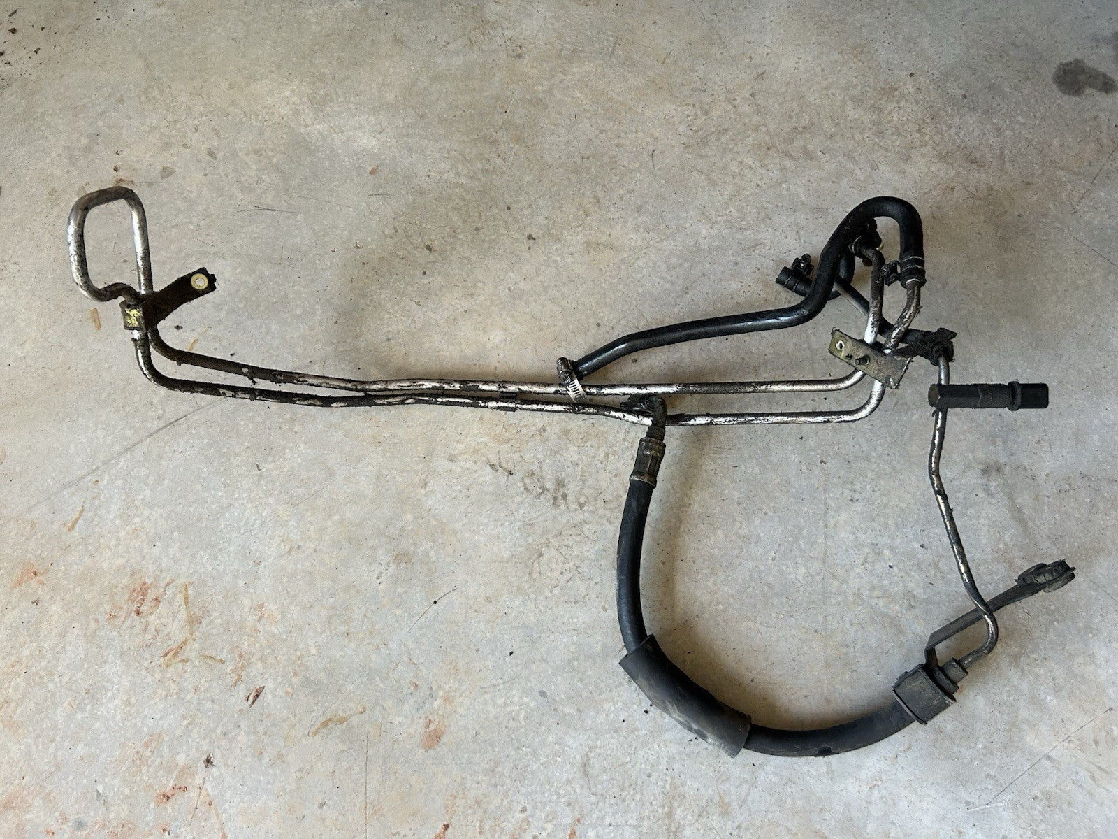 1995-1996 Nissan 240SX S14 Power Steering High Pressure Hard Line Hose OEM