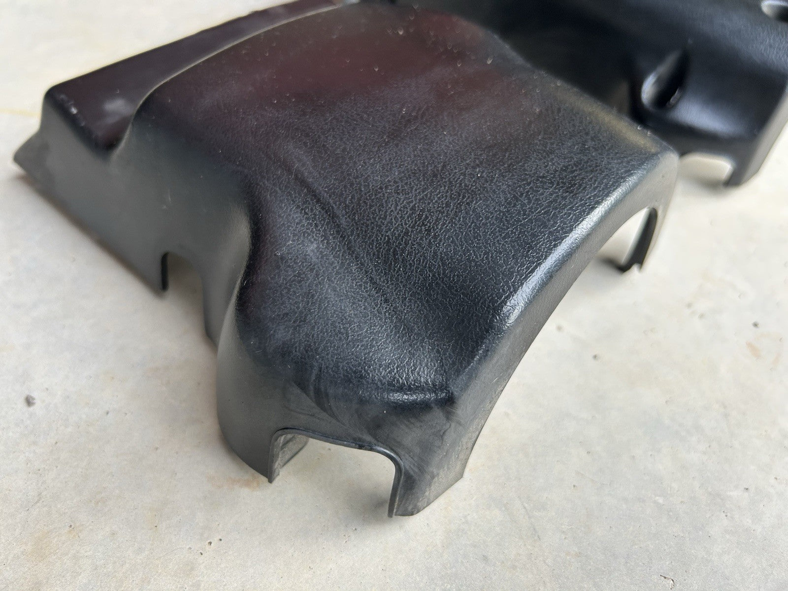 89-94 Nissan S13 240sx Steering Column Cover Clamshell Black OEM