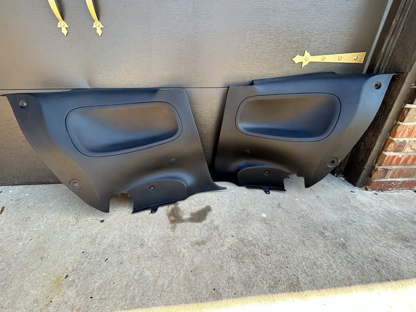 89-93 Nissan 240sx COUPE Rear Seat Side Panels Interior Quarter Cover SET S13 
