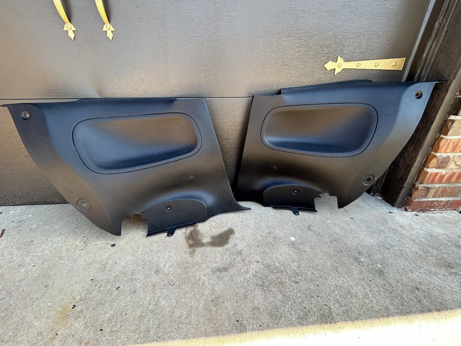 89-93 Nissan 240sx COUPE Rear Seat Side Panels Interior Quarter Cover SET S13 