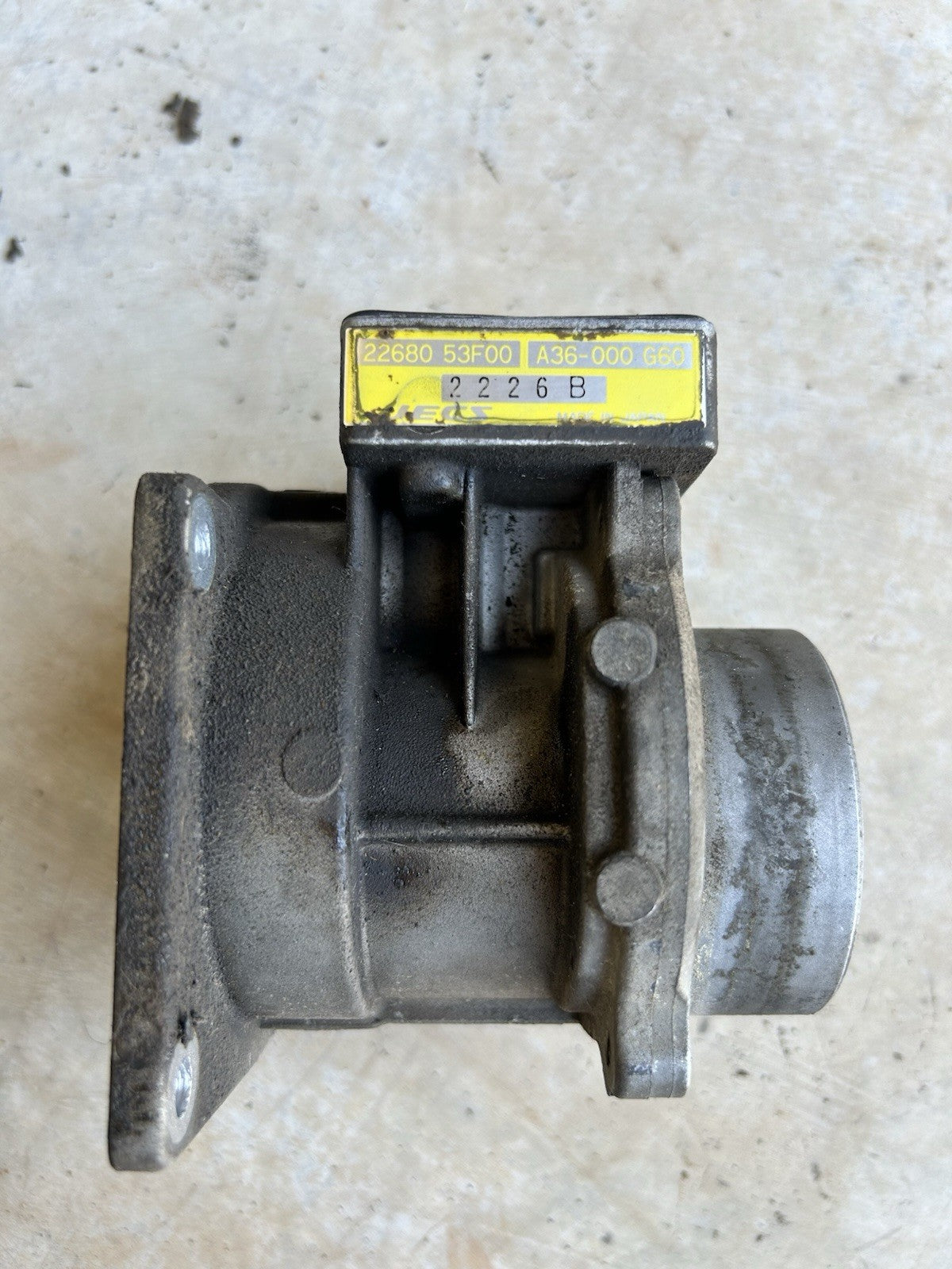 1991-1994 Nissan 240sx S13 Mass Air Flow Sensor MAF OEM 22680 53F00 KA24DE DOHC