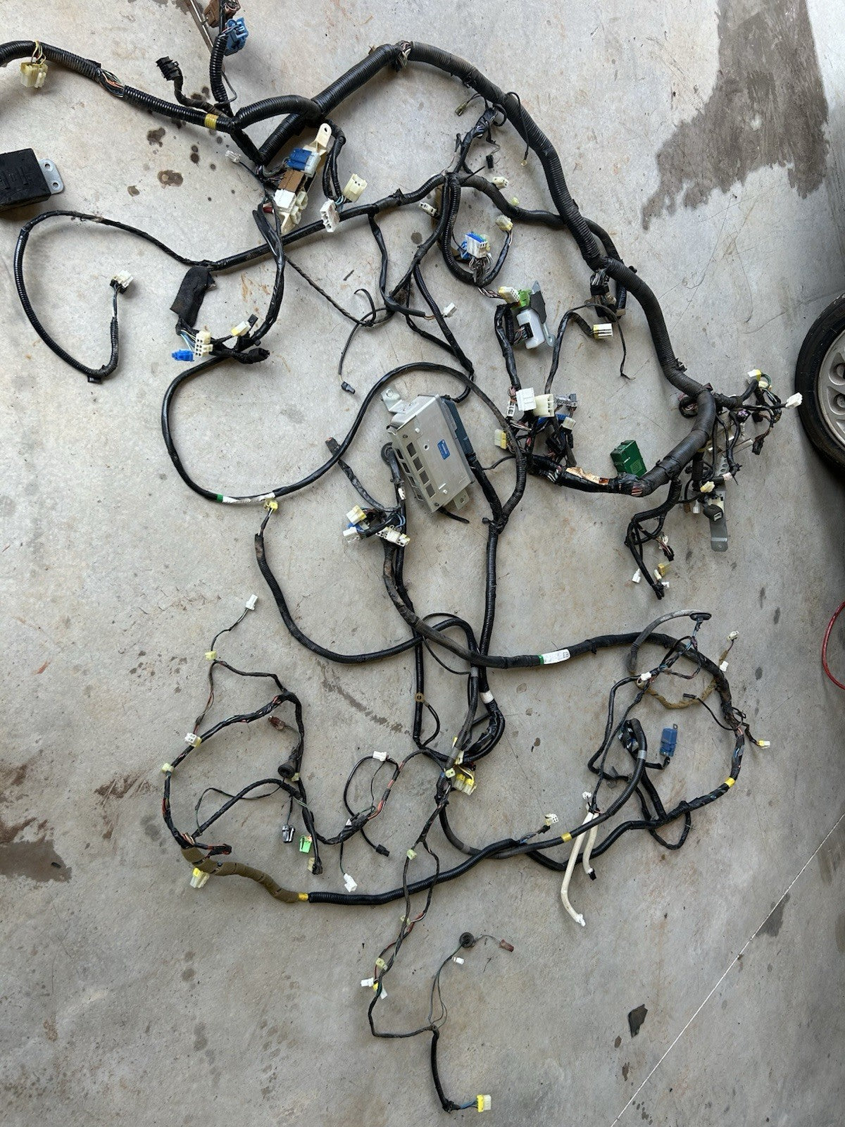 1990 NISSAN Z32 300ZX 2+0 COUPE A/T UNDER DASH WIRE WIRING HARNESS OEM