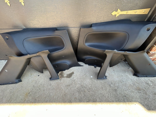 89-93 Nissan 240sx COUPE Rear Seat Side Panels Interior Quarter Cover SET S13 