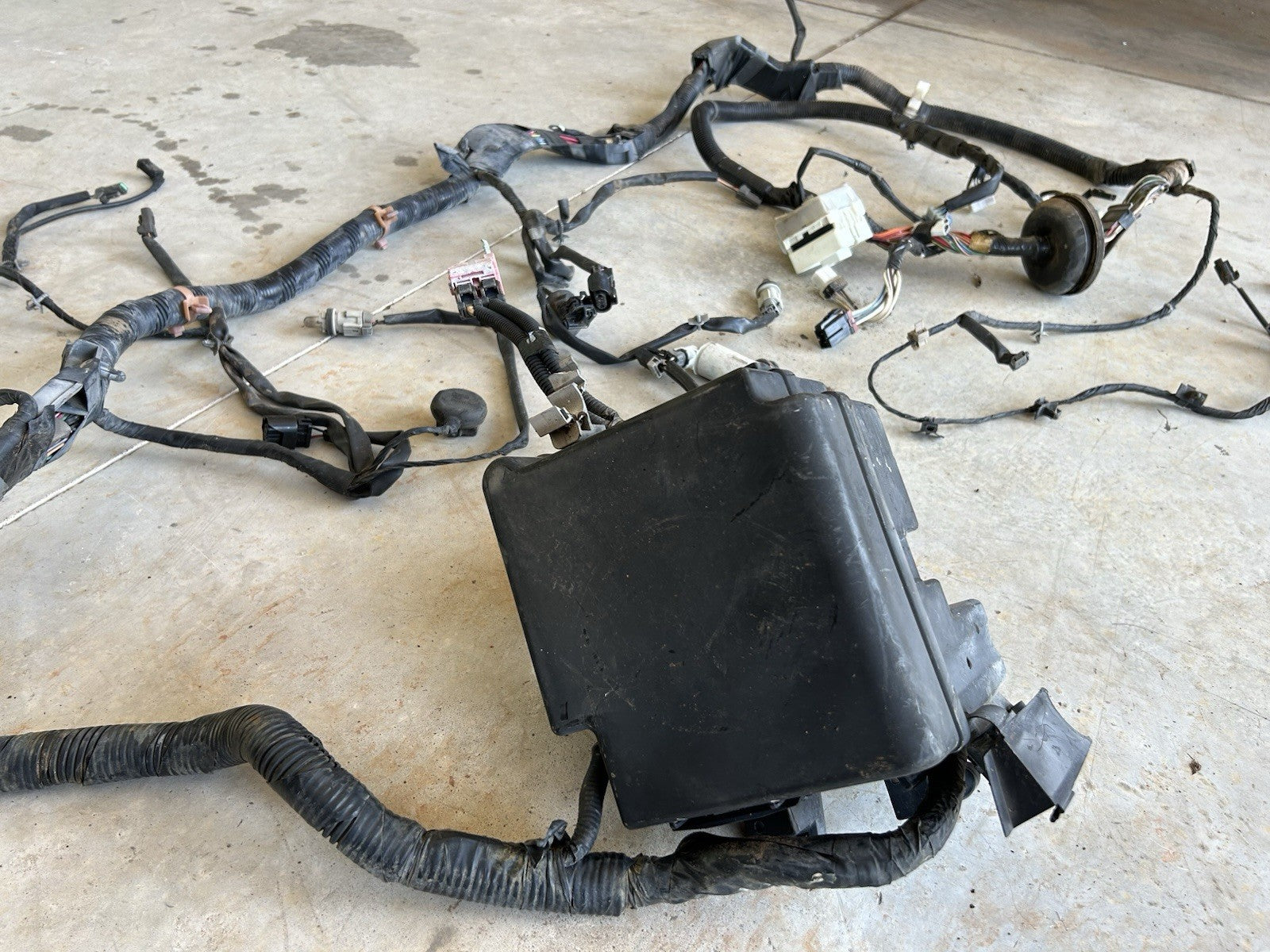 95-96 Zenki Nissan 240SX S14 OEM Engine Bay Front Chassis Wire Harness Fuse M/T