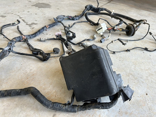 95-96 Zenki Nissan 240SX S14 OEM Engine Bay Front Chassis Wire Harness Fuse M/T