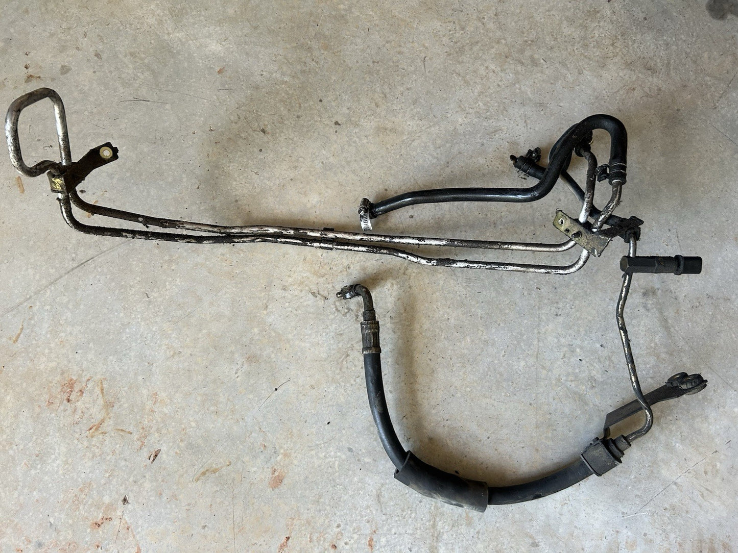 1995-1996 Nissan 240SX S14 Power Steering High Pressure Hard Line Hose OEM