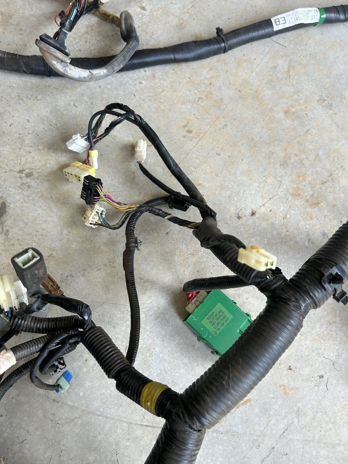 1990 NISSAN Z32 300ZX 2+0 COUPE A/T UNDER DASH WIRE WIRING HARNESS OEM