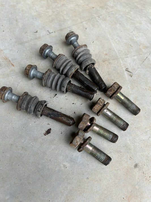 89-94 Nissan 240SX S13 Rear Brake Caliper Hardware Bolts OEM