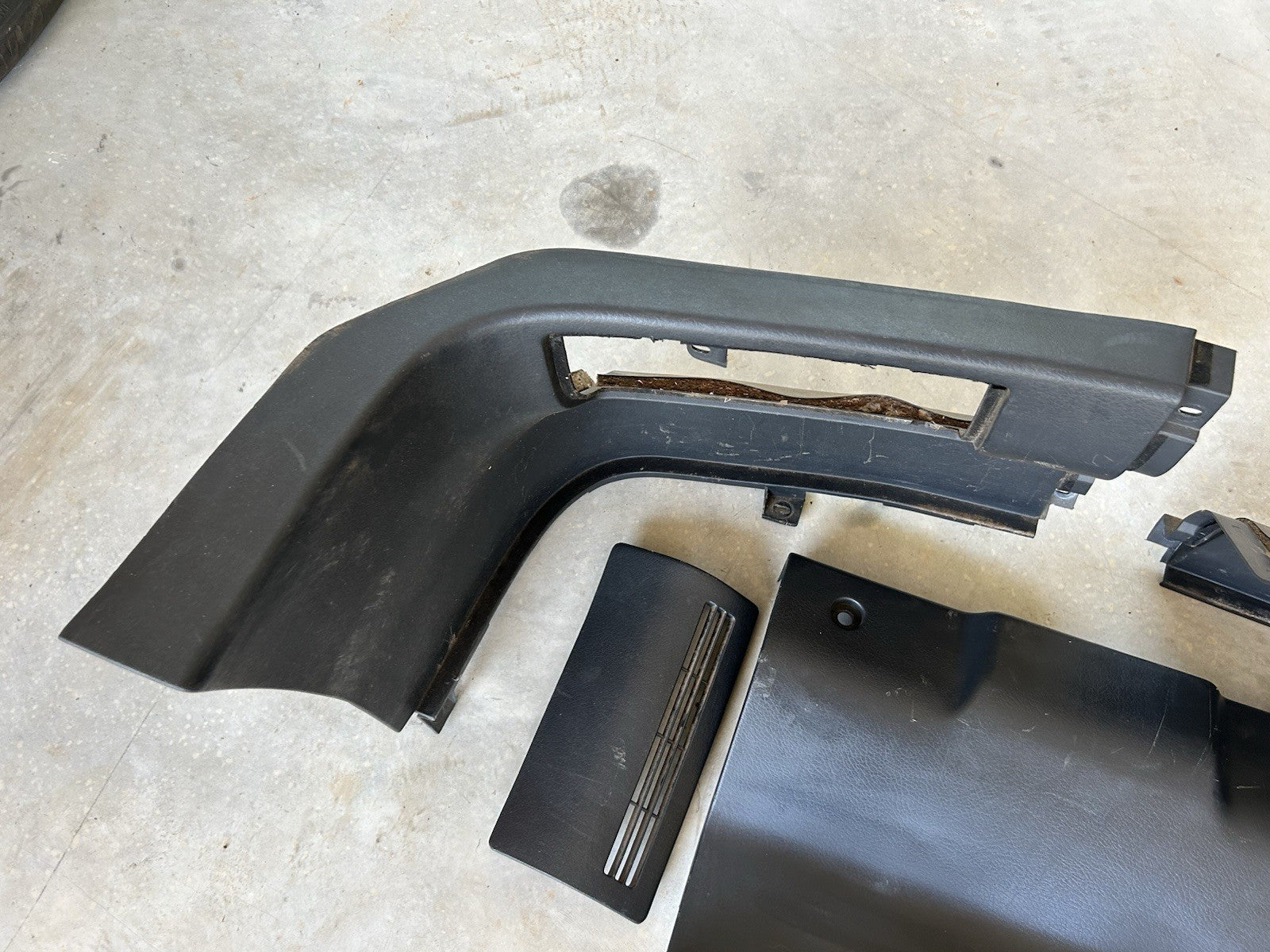 90-96 Nissan 300zx Z32 2+0 OEM Black Interior Rear Hatch Trunk Trim Panels Set