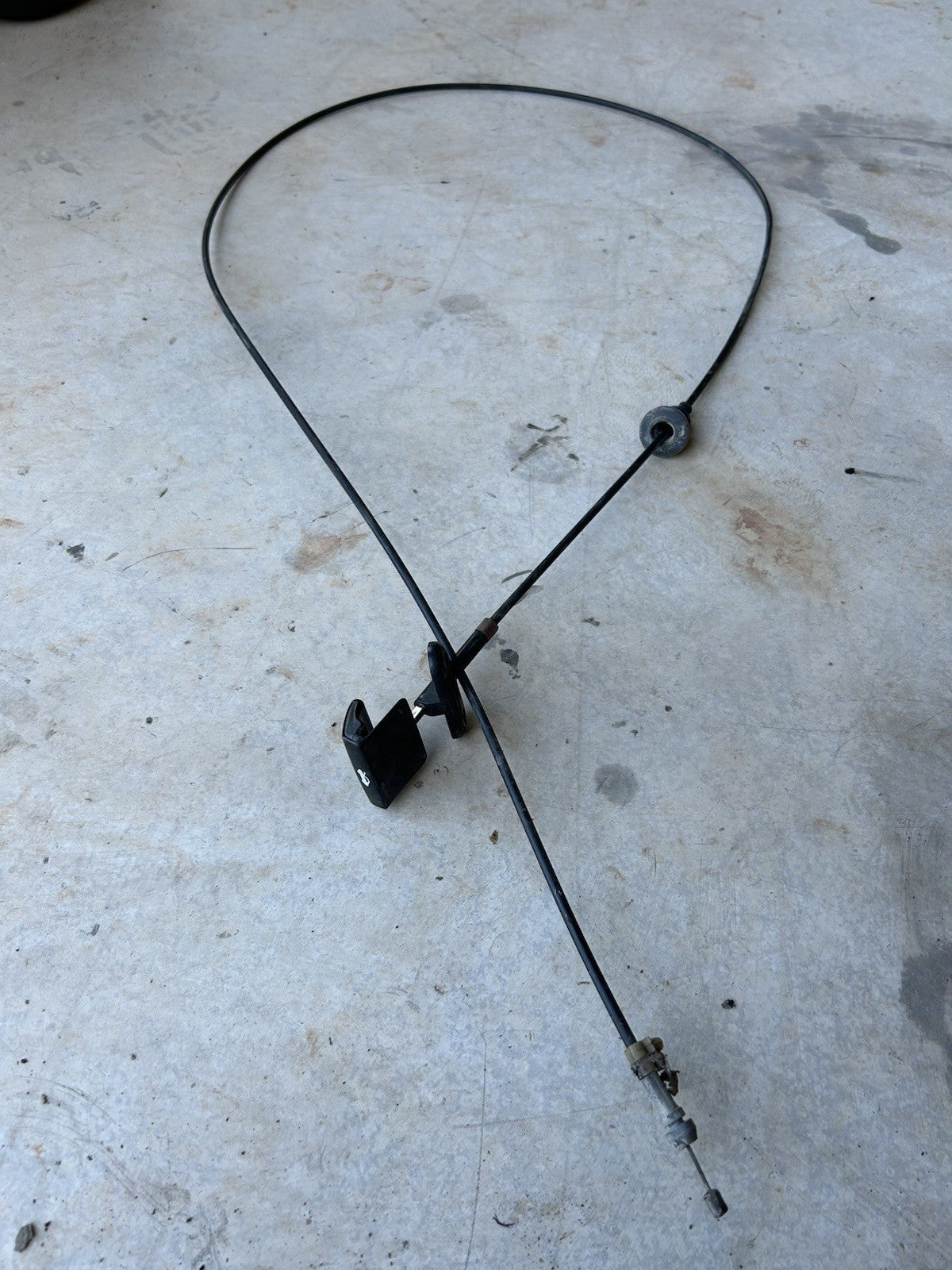 89-94 Nissan 240sx Hood Latch Release Cable & Lever Assembly Pull Handle S13 OEM