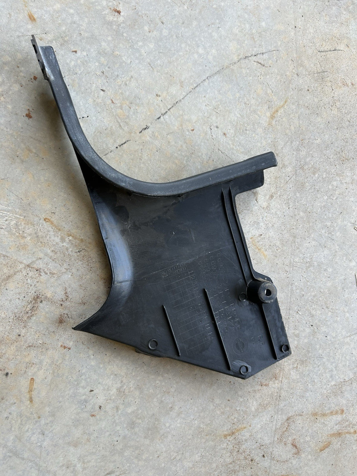 90-96 Nissan 300zx Z32 Right Kick Panel Passenger Side Black OEM RH