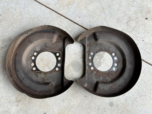 89-98 Nissan 240sx S13 S14 OEM Rear Brake Dust Shield Pair OEM
