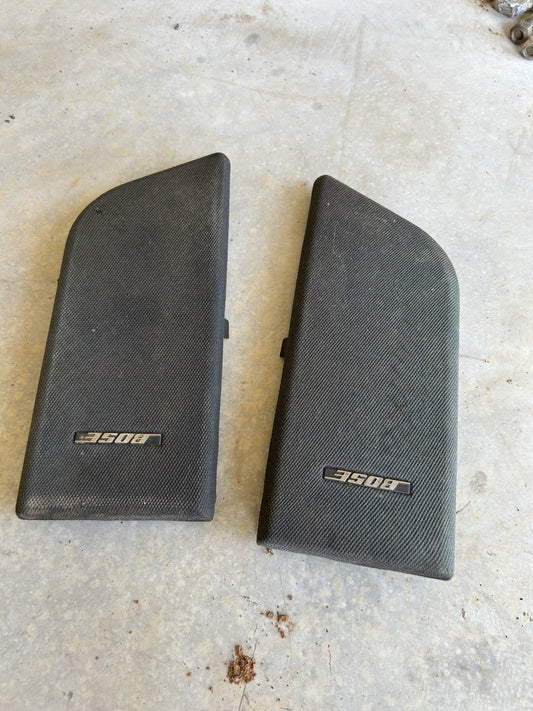 90-96 Nissan 300zx Z32 2+0 OEM Bose Speaker Covers PAIR L/R LH RH