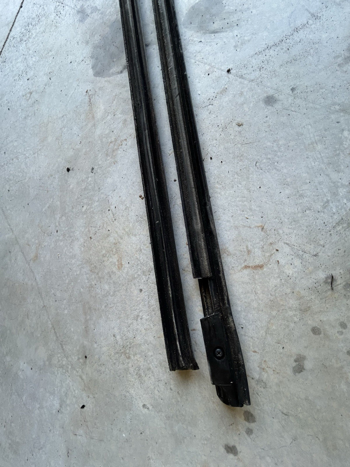 89-94 Nissan 240sx S13 OEM Upper Door Belt Molding Trim  Right & Left Door Trim