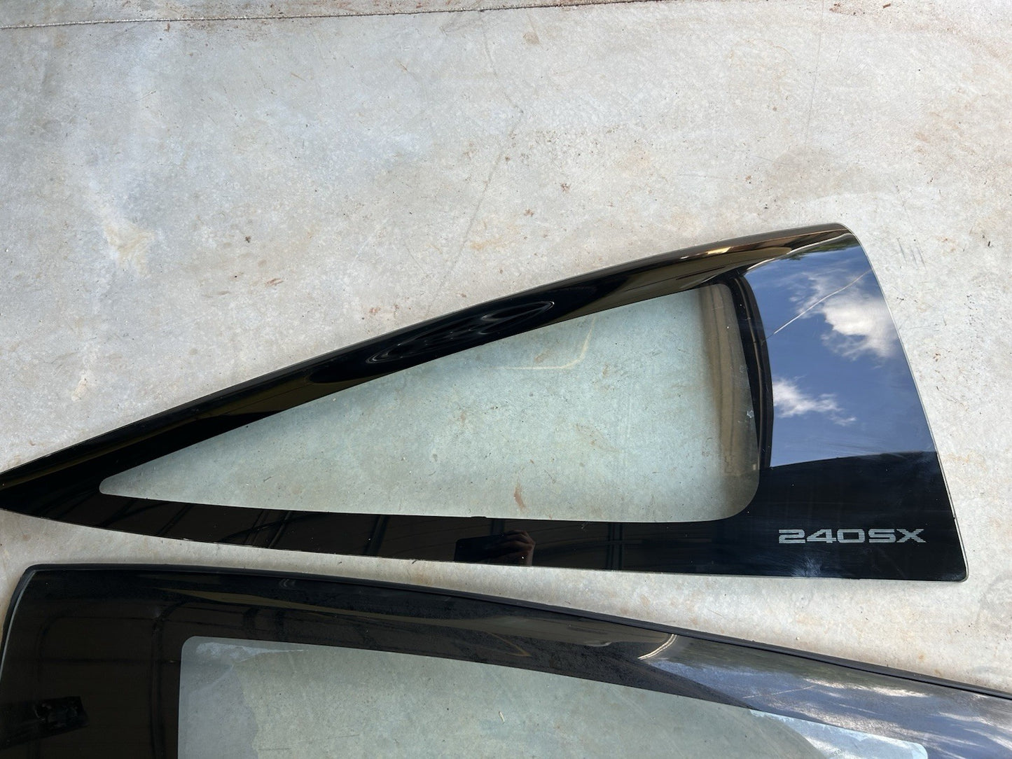89-93 Nissan 240sx S13 FTBK Driver Left & Pass Right Rear Quarter Windows Glass