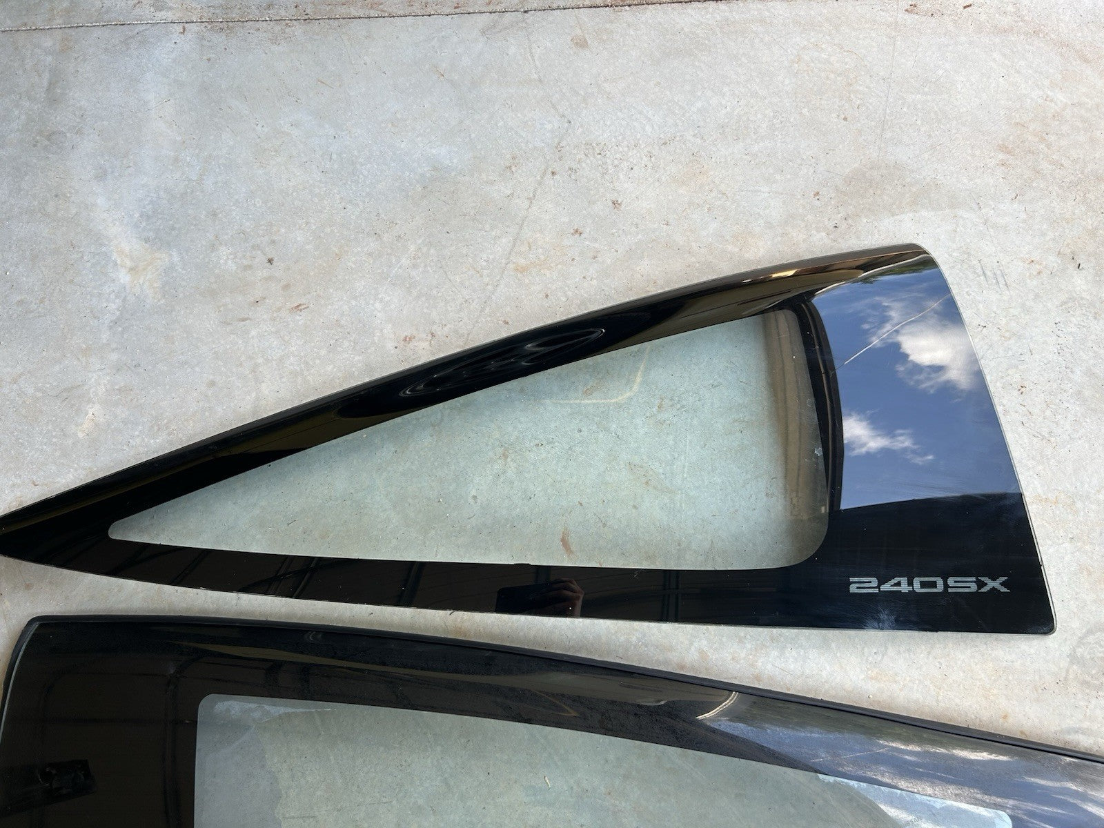 89-93 Nissan 240sx S13 FTBK Driver Left & Pass Right Rear Quarter Windows Glass