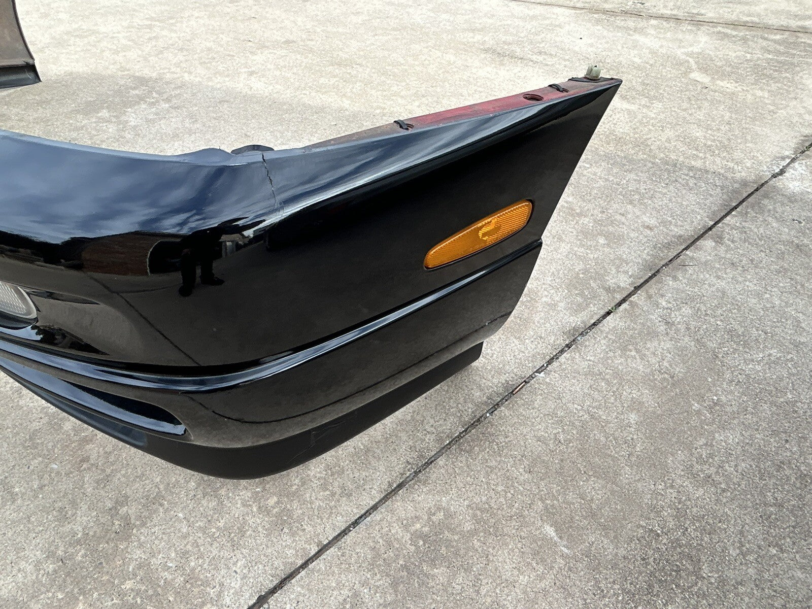 1995-1998 Nissan 240SX S14 OEM Front KOUKI Bumper w/ LIP W/ Lights USDM
