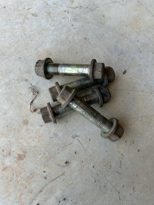 95-98 Nissan 240SX S14 Front Coilover Strut Knuckle Mounting Bolt Set OEM