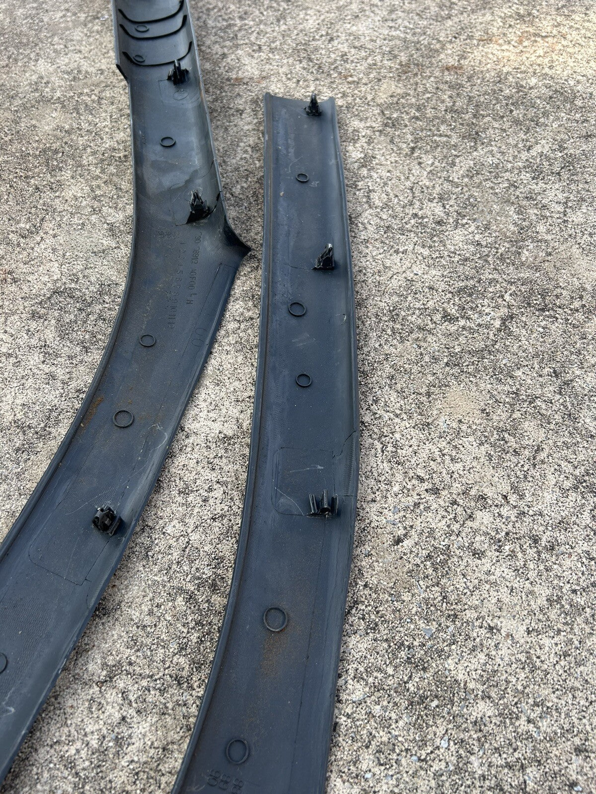 89-93 Nissan 240sx S13 OEM Black Interior RH & LH Passenger Side A Pillar Trims
