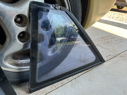 89-93 Nissan 240sx S13 Coupe OEM Rear LH LEFT Driver Quarter Window Glass - Good