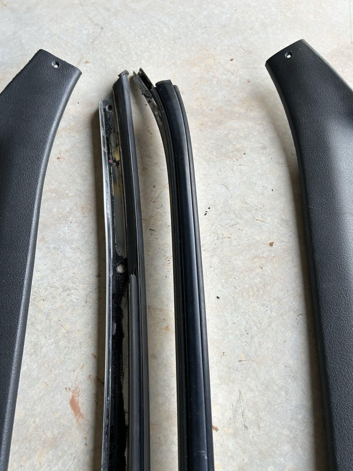 92-94 Nissan 240sx S13 Convertible OEM LH Left Driver Side A Pillar Trim Panel