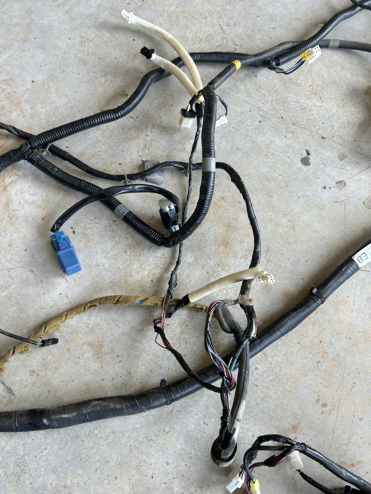 1990 NISSAN Z32 300ZX 2+0 COUPE A/T UNDER DASH WIRE WIRING HARNESS OEM