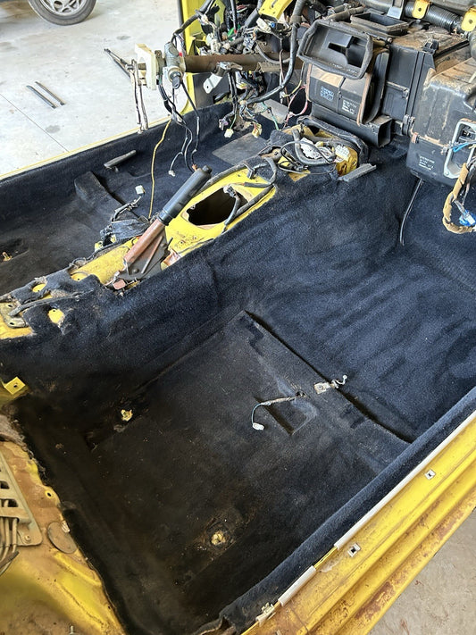 90-96 Nissan 300zx Z32 2+0 OEM BLACK Interior Floor Carpet RARE