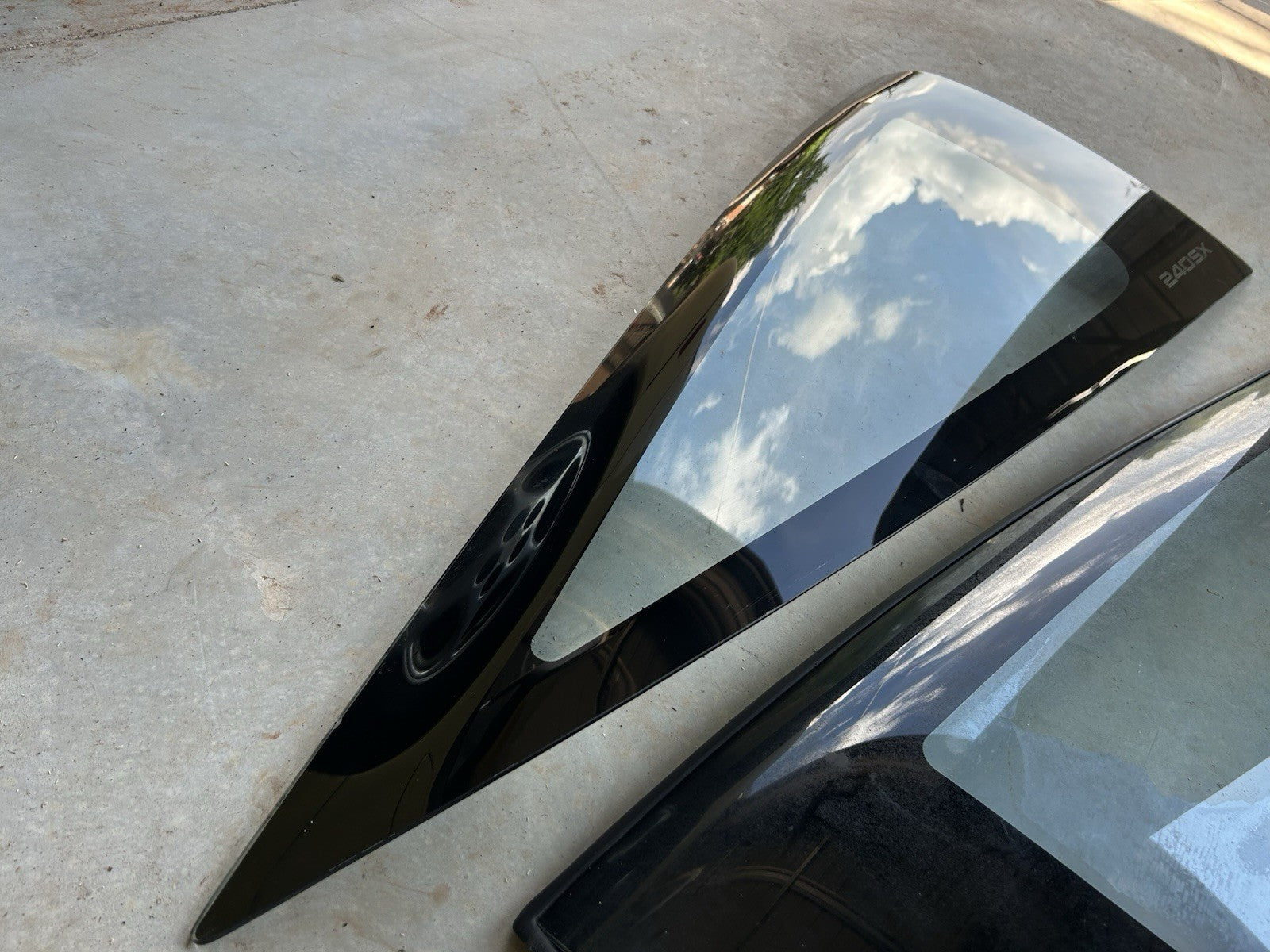 89-93 Nissan 240sx S13 FTBK Driver Left & Pass Right Rear Quarter Windows Glass