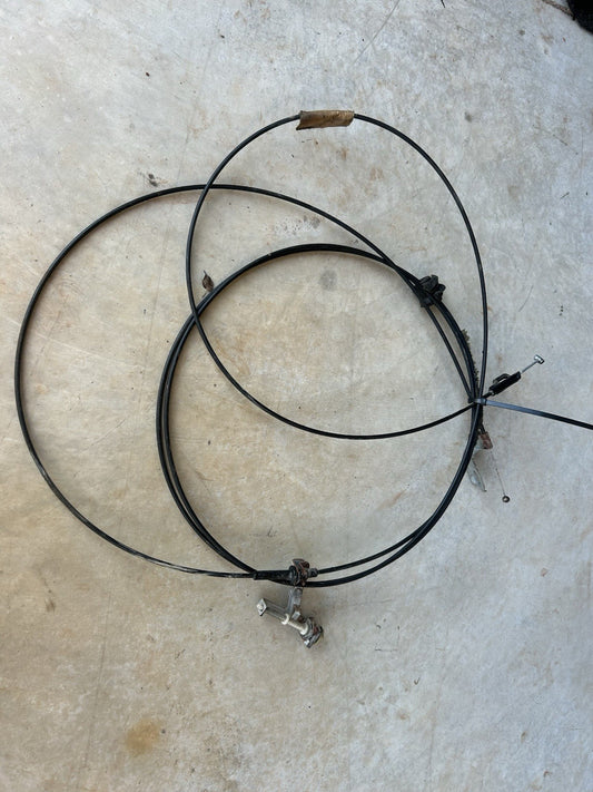89-94 NISSAN 240SX S13 COUPE Trunk and Fuel Gas Lid Door Release cable OEM