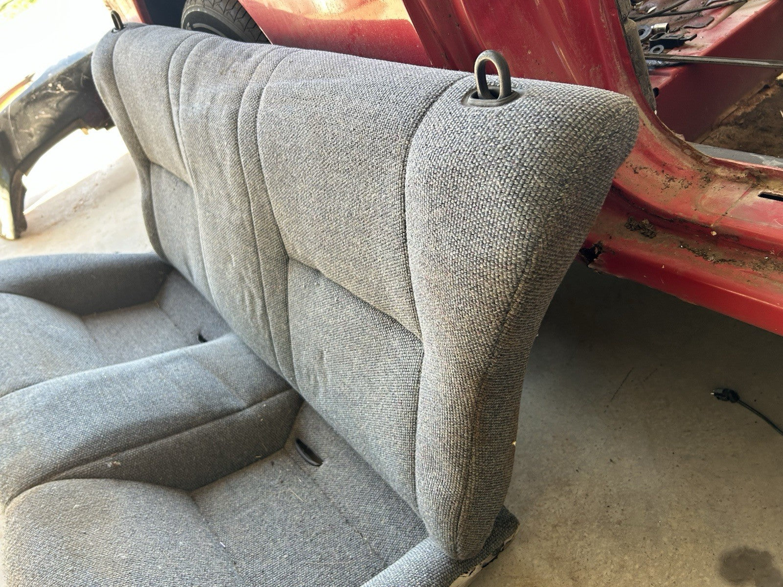89-94 Nissan 240sx S13 Hatch OEM Rear Upper Seat Back Cushion + Bottom SET