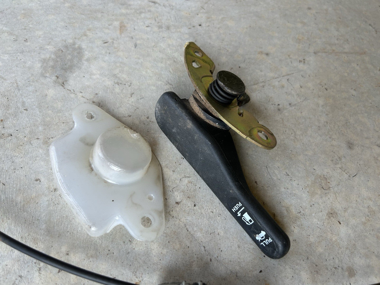 90-96 Nissan 300zx Z32 2+0 OEM Fuel Door & Trunk Hatch Latch Cable Assembly
