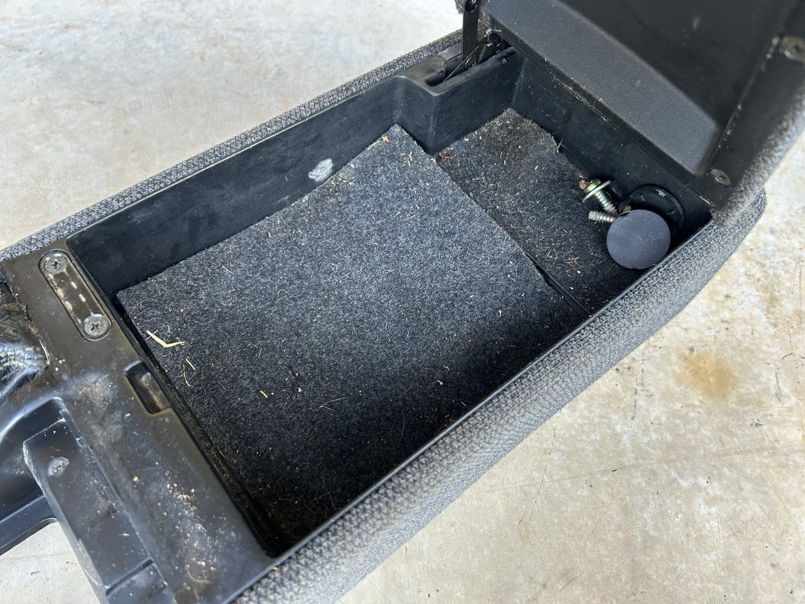 90-96 Nissan 300zx Z32 2+0 Gray Tweed Center Console Interior Trim OEM