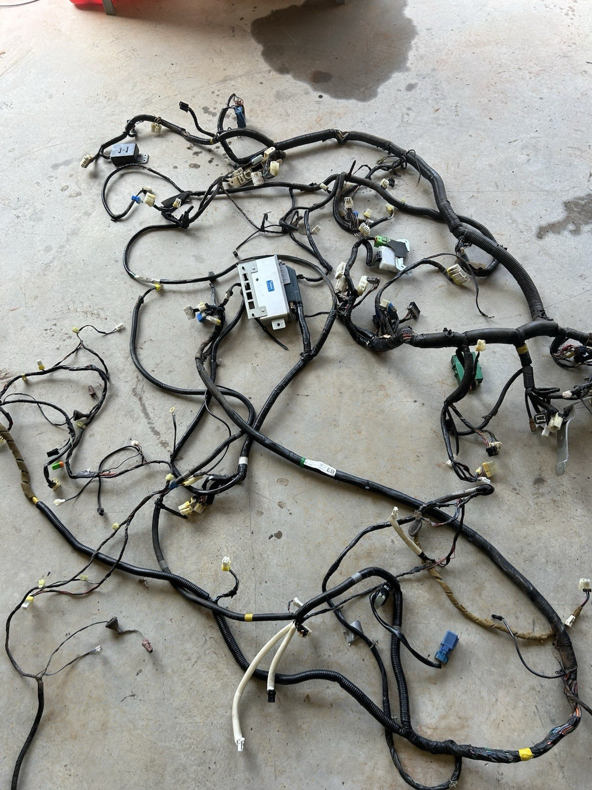 1990 NISSAN Z32 300ZX 2+0 COUPE A/T UNDER DASH WIRE WIRING HARNESS OEM