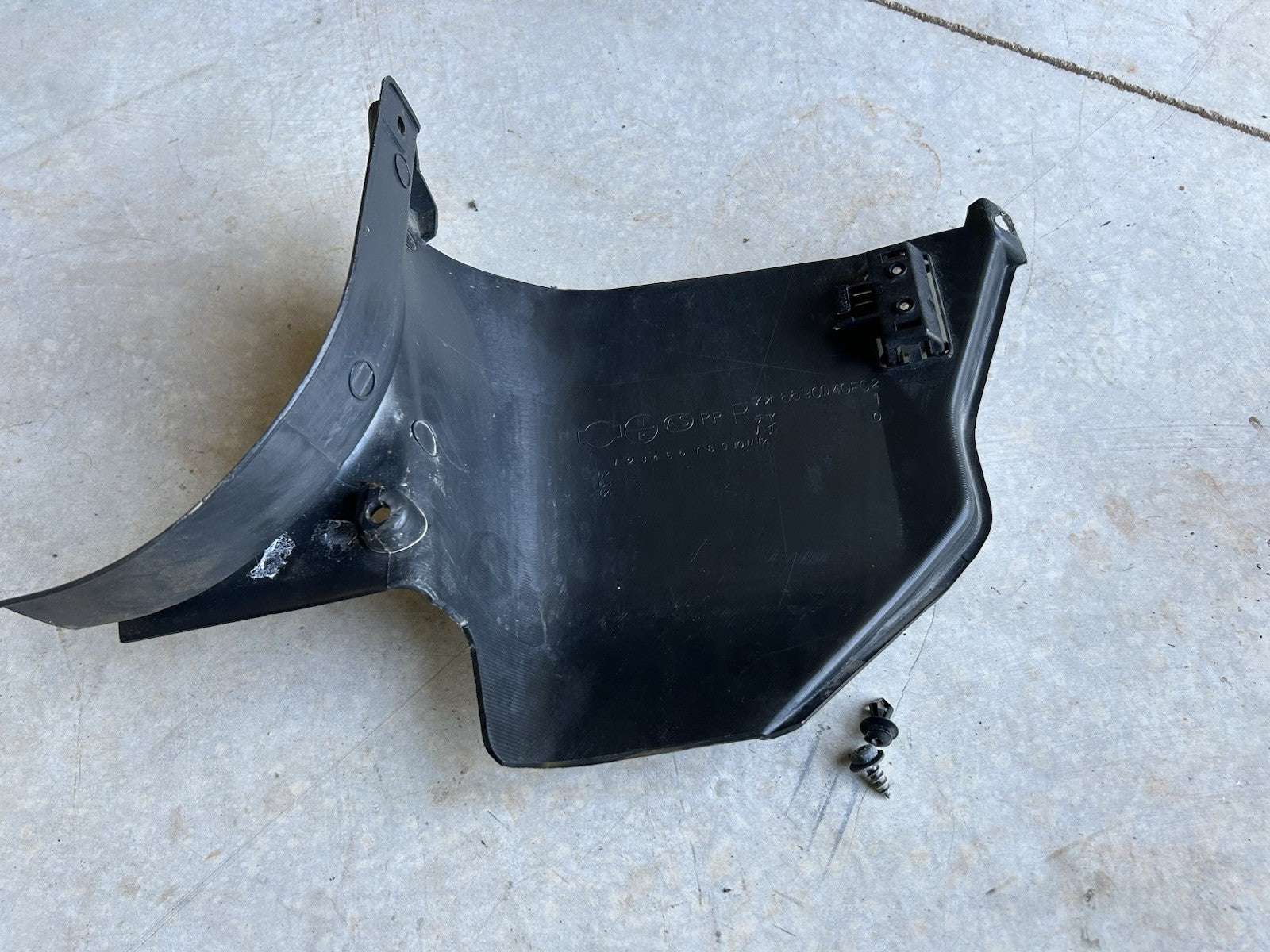 89-94 Nissan 240sx Right Side Kick Panel S13 Black Interior Trim W Hardware!